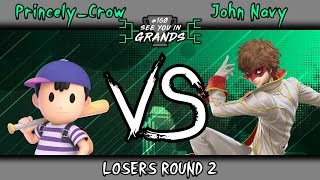 PrincelyCrow Ness vs John Navy Hero  LR2  See You in Grands 160 [upl. by Ydoow924]