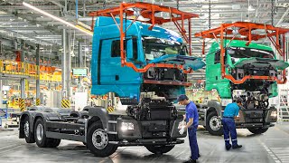 Inside German Massive Factory Producing Best MAN Trucks [upl. by Atekehs862]