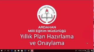 Öğretmenler için yıllık plan oluşturma e müfredat [upl. by Attey]