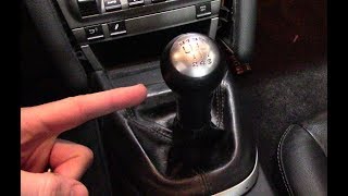 How to Adjust Porsche Shifters  911 Cayman Boxster [upl. by Colp]