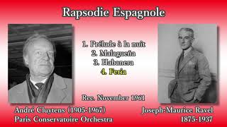 Ravel Rapsodie Espagnole Cluytens amp PCO 1961 ラヴェル スペイン狂詩曲 クリュイタンス [upl. by Akinnor]