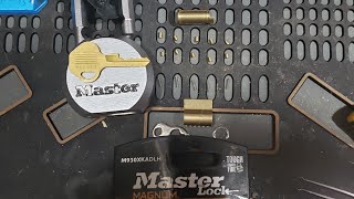 Master Lock Magnum 930 Picked and Gutted JUNK [upl. by Anayik708]