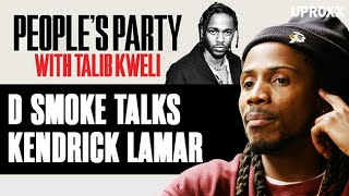 D Smoke Breaks Down Comparisons To Kendrick Lamar  Peoples Party Clip [upl. by Yrek712]