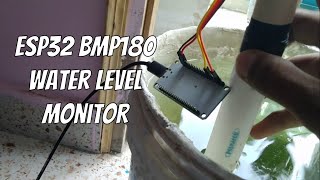 ESP32  Bmp180085  Water level Measurement  IoT  Pressure Sensor [upl. by Guimar191]