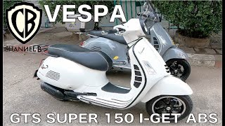 【VESPA】GTS SUPER 150 IGET ABS カスタムレビュー [upl. by Assirrem422]