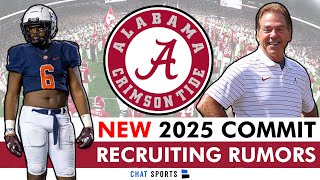 Alabama Football Recruiting Rumors NEW 2025 Commitment  2024 RB Targets Kevin Riley amp Kewan Lacy [upl. by Estes647]