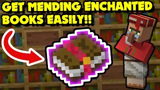 How to Get MENDING Enchanted Books EASILY in Minecraft 116 Minecraft Tutorial [upl. by Elisabet]