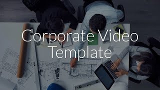 Corporate Video Template Editable [upl. by Lerrud]