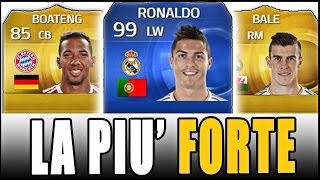 LA SQUADRA PIU FORTE DI FIFA con Ronaldo TOTY  Squad Builder Devastante FIFA 15 Ultimate Team [upl. by Ecirpak]