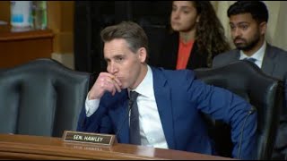 Hawley Schools Former Biden DOJ Employee On Admin’s Radical Censorship Of Americans’ Free Speech [upl. by Mendez]