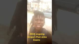 2024 ongoing Uniport Post utme exams [upl. by Pozzy]