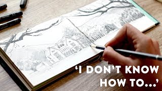 Not Good Enough to Art Journal · Perfectionism and Art Journalling When You Cant Draw [upl. by Hcirdeirf]