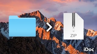 How to ZIP Compress Files on a Mac [upl. by Ilowell]