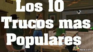 Códigos GTA San Andreas  Los 10 trucos claves y codigos mas populares y mejores  PS2 PS3 XBOX PC [upl. by Borlase]