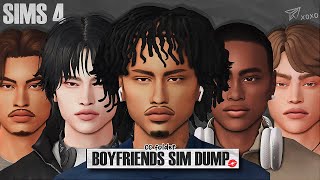 Boyfriends Sim Dump 😍  CC Folder amp Sims Download  Sims 4 Male CAS [upl. by Tuppeny]