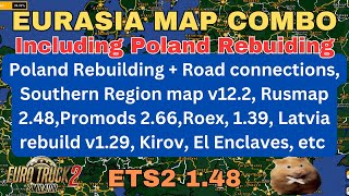 Real Europe Project  Euro Truck Simulator 2 Map [upl. by Aliwt]