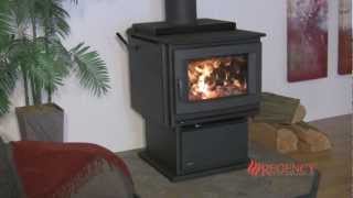 ProSeries F5100 Extra Large Hybrid Wood Burning Stove by Regency [upl. by Nevil]