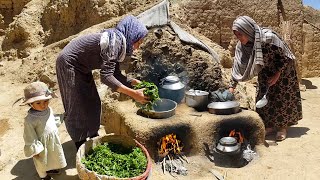 Village Food Secrets  Cooking Vegetable Pilaf in Afghanistan Village [upl. by Mada]