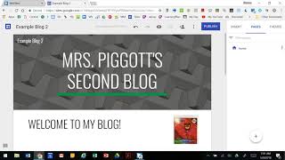 Creating a Blog on Google Sites [upl. by Alfonse]