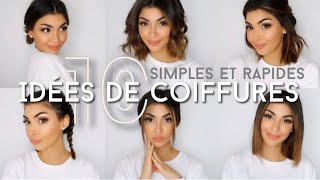 💁🏻‍♀️ 10 IDEES DE COIFFURE sur CHEVEUX COURTS Simples et Rapides  Lisa Ngo [upl. by Llemart484]