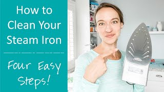 How to Clean Your Steam Iron Plate [upl. by Charlton725]