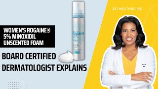 WOMENS Rogaine® 5 Minoxidil Topical Aerosol Foam [upl. by Rabbaj462]