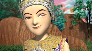 รามเกียรติ์ ตอนนารายณ์ปราบนนทก 3D Animation Full HD [upl. by Nanda]