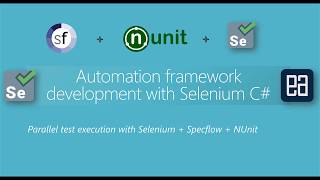 Parallel test execution with Selenium  Specflow  NUnit in C [upl. by Attelahs57]