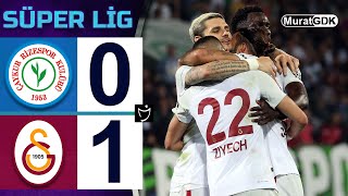 ÇAYKUR RİZESPOR 01 GALATASARAY  SÜPER LİG [upl. by Yun]