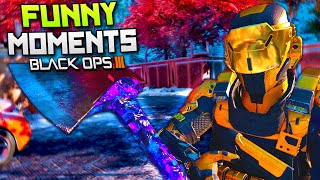 Black Ops 3 Funny Moments  Shadowclaw Train Killcam Bad Jokes BO3 [upl. by Ynnej539]