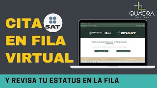 📅 CÓMO AGENDAR CITA SAT FILA VIRTUAL Y ¡Consulta cómo vas en la fila [upl. by Nasas587]