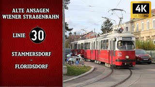 Linie 30 Wien  Alte Straßenbahn Ansagen – Floridsdorf – Stammersdorf  Wiener Grantler [upl. by Ttelrahc87]