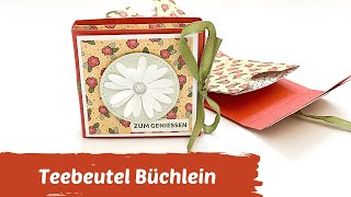 Teebeutel Büchlein ⎢ Teebeutel Buch ⎢ Teebeutel Verpackung ⎢DIY [upl. by Taveda]