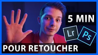 Comment RETOUCHER une PHOTO en moins de 5 MINUTES Lightroom et Photoshop [upl. by Sirrot]