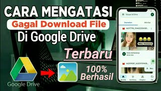 Solusi download file di google drive tidak tersimpan ke galeri [upl. by Airamalegna]