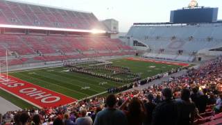 Ohio State University Marching Band  Script Ohio le regiment 10122013 [upl. by Aip703]