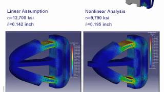 CATIA V5 Analysis  Part 1 Nonlinear Analysis [upl. by Nehpets]