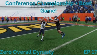 CFB 25 Conference Championship  Bowl game time Zero Overall Dynasty EP 17 [upl. by Sidnac]