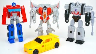 Transformers Bravo Wave 1 Authentics G1 Optimus Prime Megatron Starscream Bumblebee Collection [upl. by Porush]