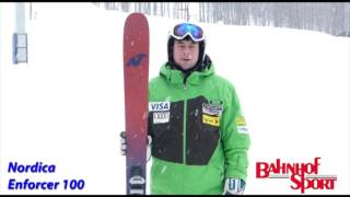 Nordica Enforcer 100 201617 Ski Test With LB [upl. by Kone]