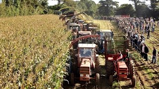 Ensilage à lancienne 2016   Claas  John Deere  Case IH [upl. by Trevorr396]