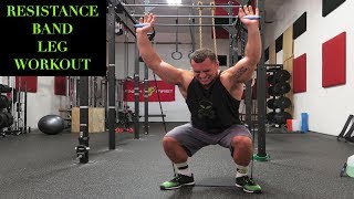 Intense 5 Minute Resistance Band Leg Workout [upl. by Dav203]