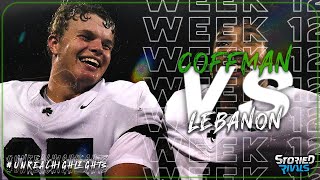 HIGH SCHOOL FOOTBALL  Dublin Coffman vs Lebanon  Playoff HIGHLIGHT [upl. by Trygve]