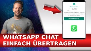 WHATSAPP CHAT EXPORTIEREN 🆗 Chatverlauf backup archivieren und auf neues Android Handy übertragen [upl. by Drahcir]