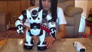 WowWee Robosapien Robot Review [upl. by Akinal]