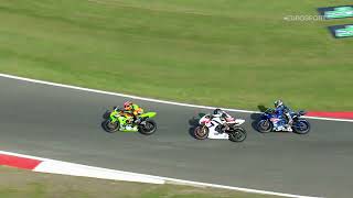 2023 Quattro Group British Supersport Championship  RD8  Cadwell Park  Sprint Race highlights [upl. by Yelsew]