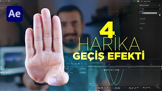 4 PRATİK ve PROFESYONEL GEÇİŞ EFEKTİ Nasıl Yapılır  After Effects Dersleri [upl. by Wilkinson]