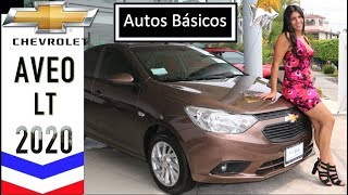 Chevrolet Aveo 2020 LT Precio y características [upl. by Vachil]