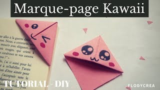 tuto  DIY marquepage KAWAII  facile [upl. by Inaluiak]