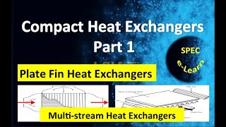 Compact Heat Exchangers Part 1 Plate Fin Heat Exchangers [upl. by Saiasi187]